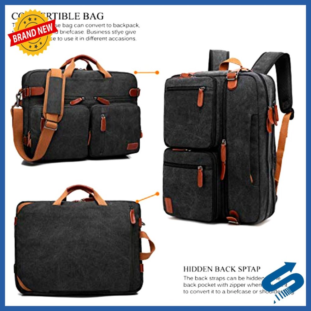 Convertible Laptop Bag Multi-Functional Travel Bu… - image 2
